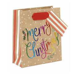 Glick Rainbow Merry Christmas Gift Bag image 3