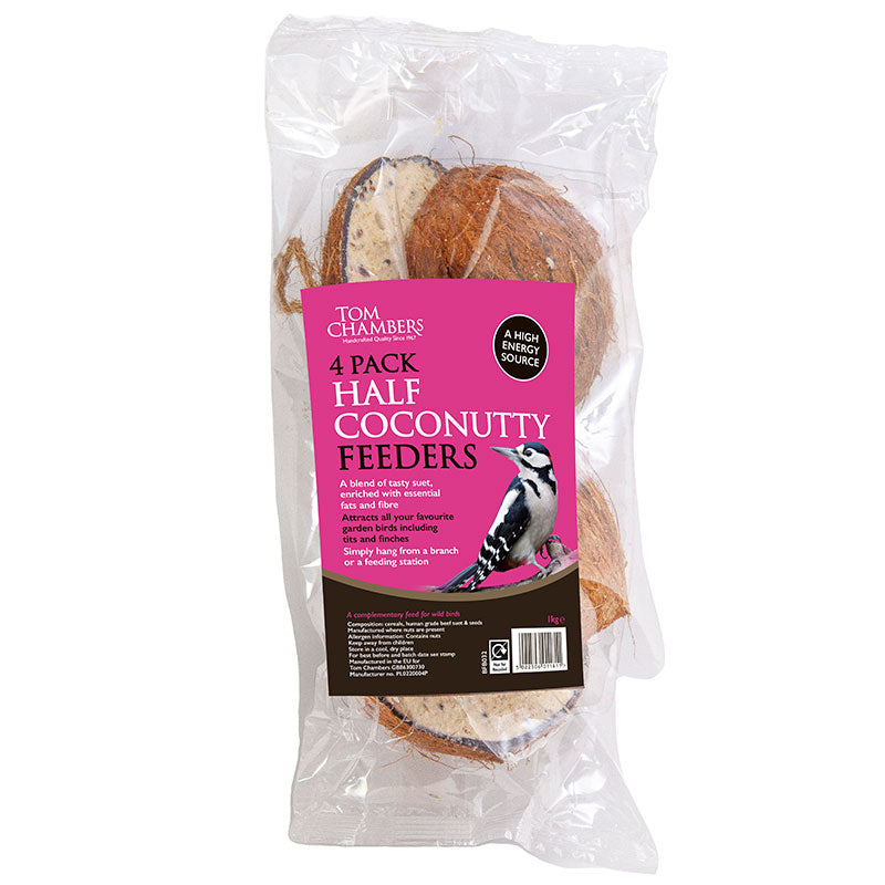 Tom Chambers Half Coconutty Feeders (Pack of 4) image 0