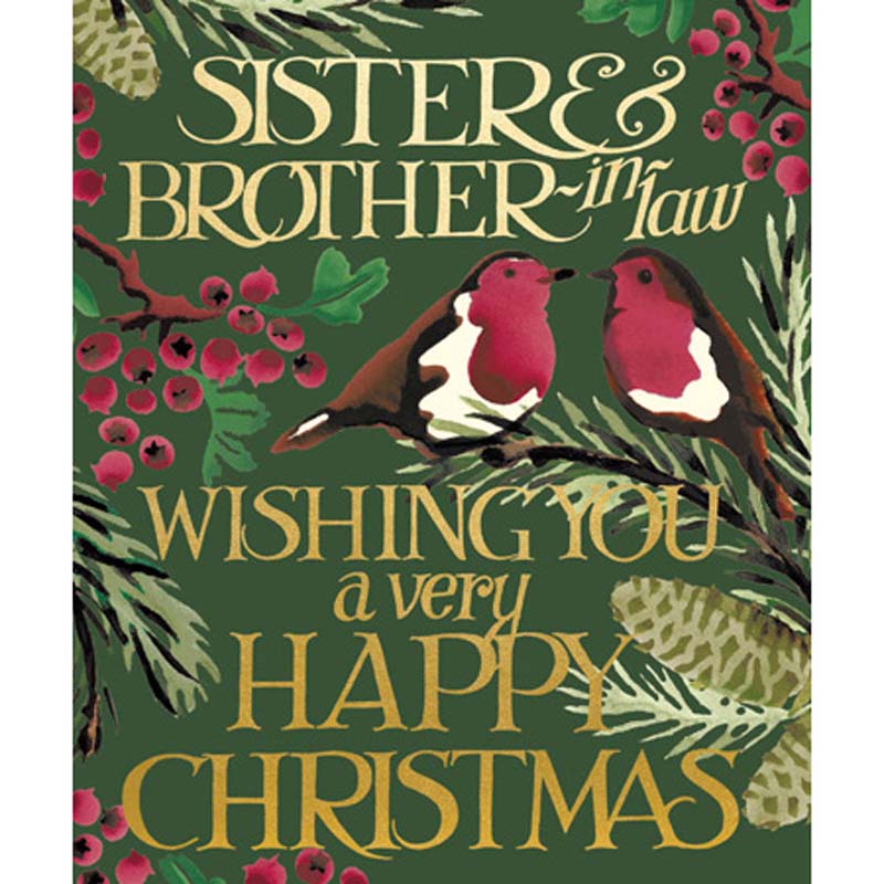 Woodmansterne Sister & Brother-in-law Christmas Card image 0