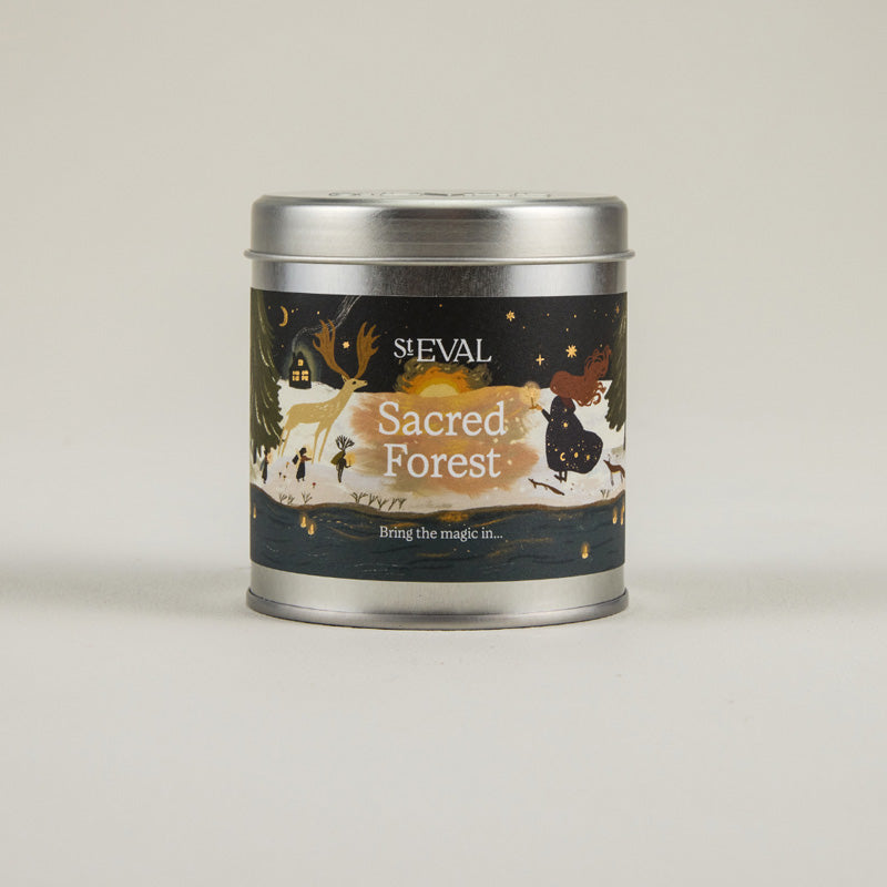 St Eval Sacred Forest Tin Candle image 0
