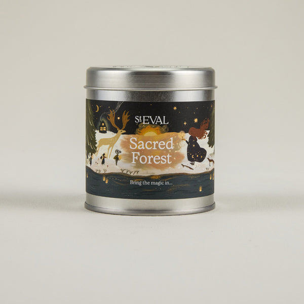 St Eval Sacred Forest Tin Candle image 0