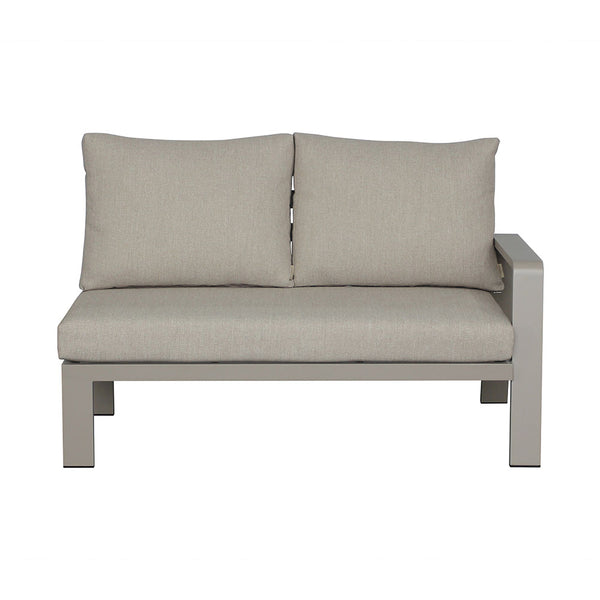 Bramblecrest Prague Modular L-Shape Sofa Set in Latte with Height-Adjustable Table (Seats 8) image 17