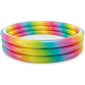 Intex Inflatable Rainbow Ombre Paddling Pool image 0