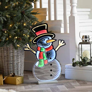 Festive Infinity Standing Snowman image 0