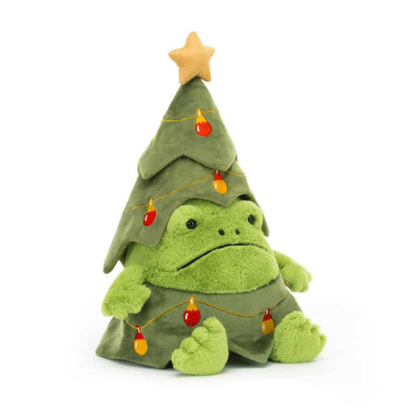 Jellycat Christmas Tree Ricky Rain Frog image 0