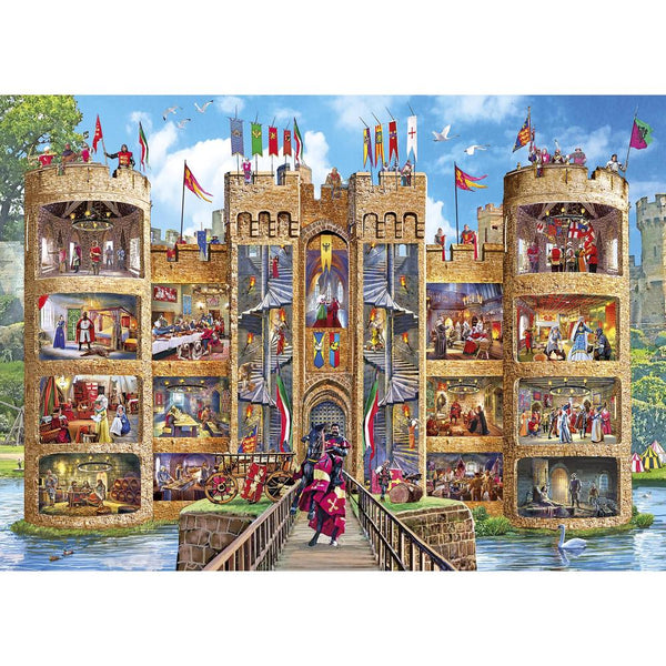 Gibsons Castle Cutaway 1000 Piece Jigsaw Puzzle image 0