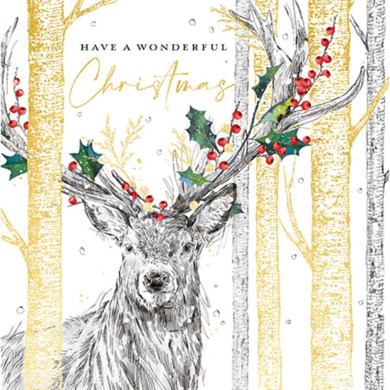Ling Design Large Premium Cards - Winter In The Forest (Pack of 10) image 0