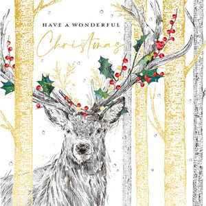 Ling Design Large Premium Cards - Winter In The Forest (Pack of 10) image 0