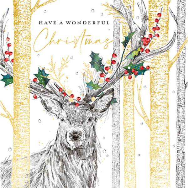 Ling Design Large Premium Cards - Winter In The Forest (Pack of 10) image 0
