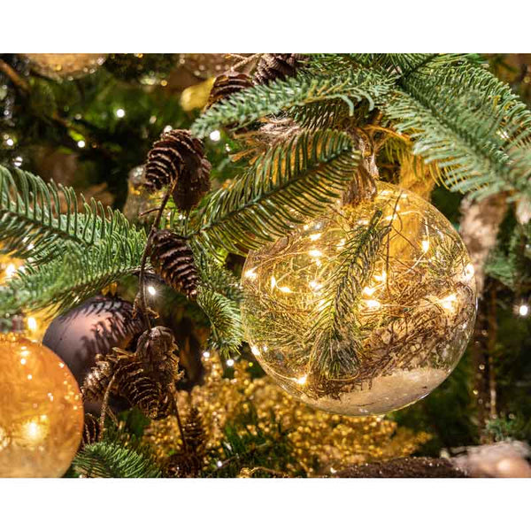 Lumineo Micro LED Hanging Ball with Foliage image 5