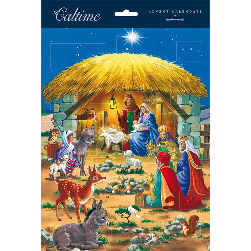 Caltime Nativity Paper Advent Calendar image 0