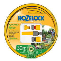 Hozelock Starter Hose, Fittings & Nozzle Set (30m) image 0