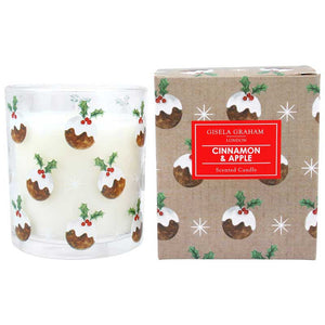Gisela Graham Large Cinnamon & Apple Candle image 0