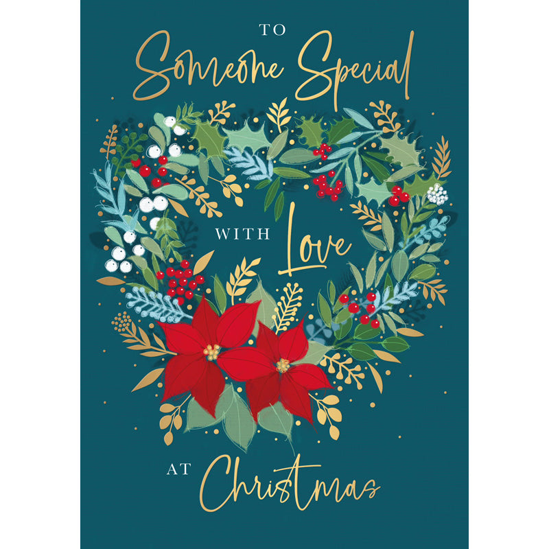 Words N Wishes Heart Shaped Christmas Card image 0