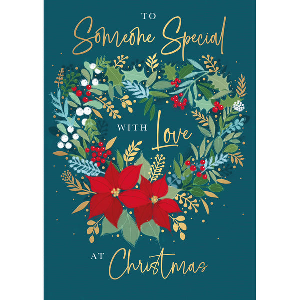 Words N Wishes Heart Shaped Christmas Card image 0