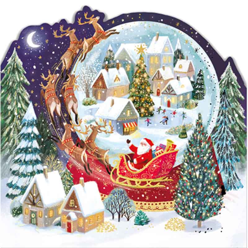Ling Design Large Premium Die Cut Christmas Cards - It's Christmas (Pack of 10) image 0