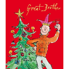 Woodmansterne Great Brother Christmas Card image 0