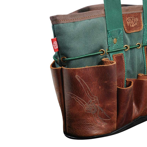 FELCO Model 482 Green Gardening Bag Studio Image Pocket detailing