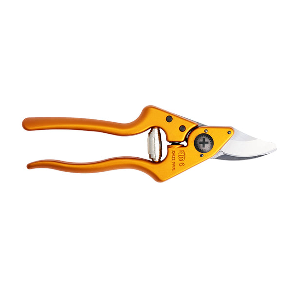 FELCO Model 6 Pruning Shears Color Edition Studio Orange Closed