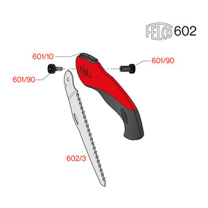 FELCO Model 602 Garden Folding Saw Parts