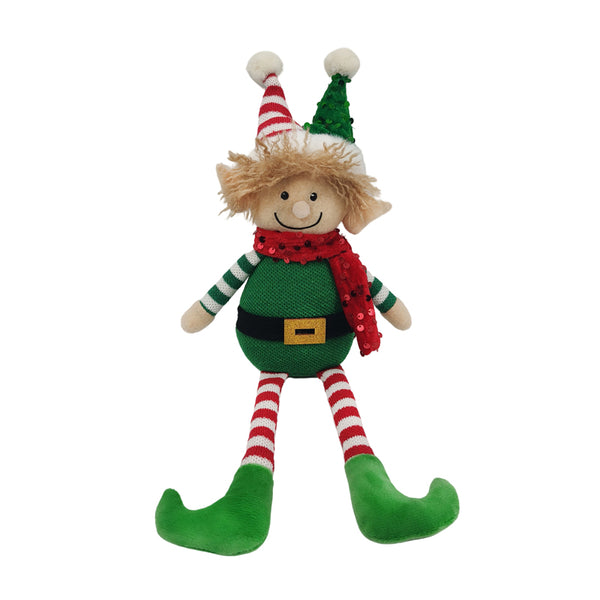 Festive Elf with Dangly Legs