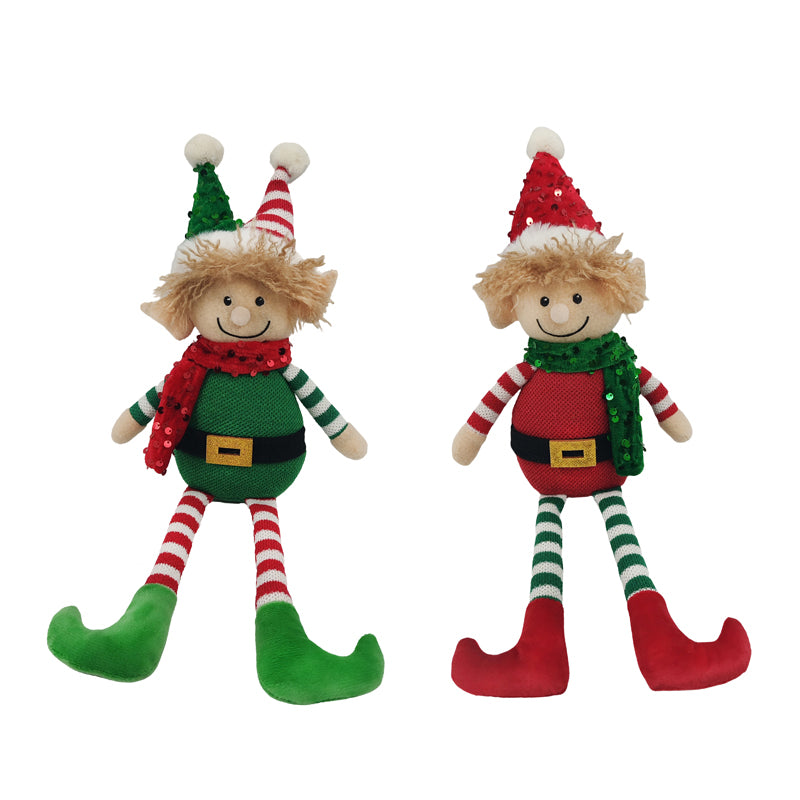 Festive Elf with Dangly Legs