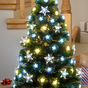 Festive Star Fibre Optic Christmas Tree