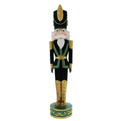Festive Green & Gold Nutcracker
