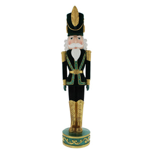 Festive Green & Gold Nutcracker