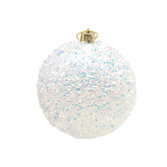 Festive Iridescent Encrusted Ball