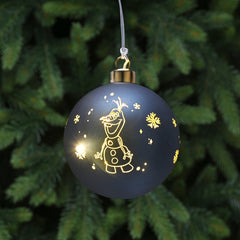 Festive Lit Frozen Bauble lifestyle