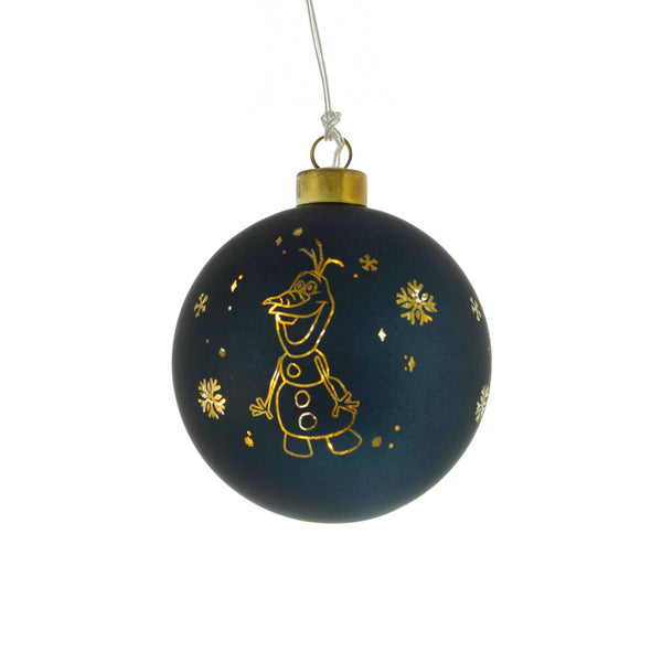 Festive Lit Frozen Bauble