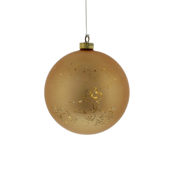 Festive Lit Lion King Bauble