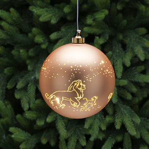 Festive Lit Lion King Bauble lifestyle
