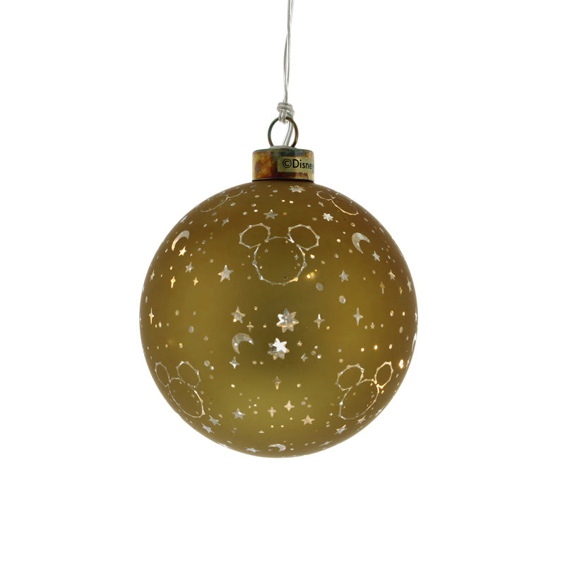 Festive Lit Mickey Stars Bauble lifestyle