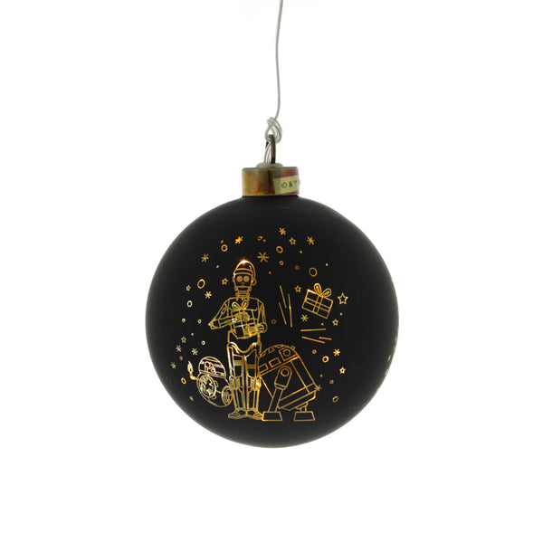 Festive Lit Star Wars Bauble
