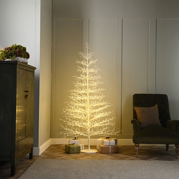 Festive Microdot Gold Tree
