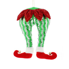 Festive Sequin Elf Legs