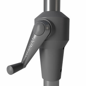 Platinum Riva 3.5m Round Crank Parasol – Anthracite image 5