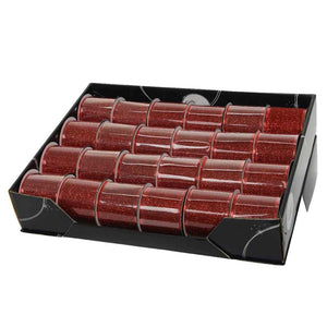 Decoris Red Glitter Ribbon image 1