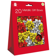 Gift Maker Metallic Gift Bows (Pack of 20) image 0