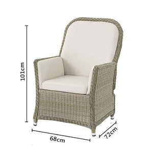Bramblecrest Monte Carlo 2 Seat Recliner Set in Prairie Rattan image 8