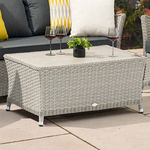 Bramblecrest Wentworth 2-Seat Sofa &amp; 2 Lounge Chairs Set in Pewter Rattan image 3