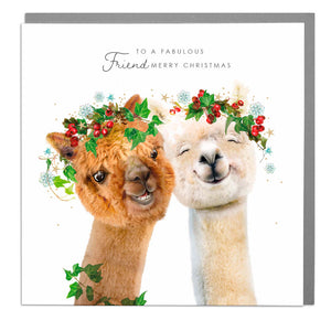 Lola Designs Fabulous Friends Christmas Card image 0