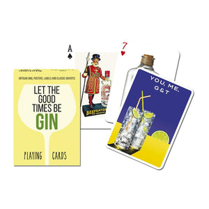 Let the good times be Gin Playing Cards image 0