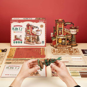 ROKR Dream Gift Factory 3D Puzzle Music Box image 3