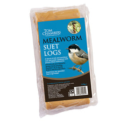 Tom Chambers Mealworm Suet Logs (Pack of 6) image 0