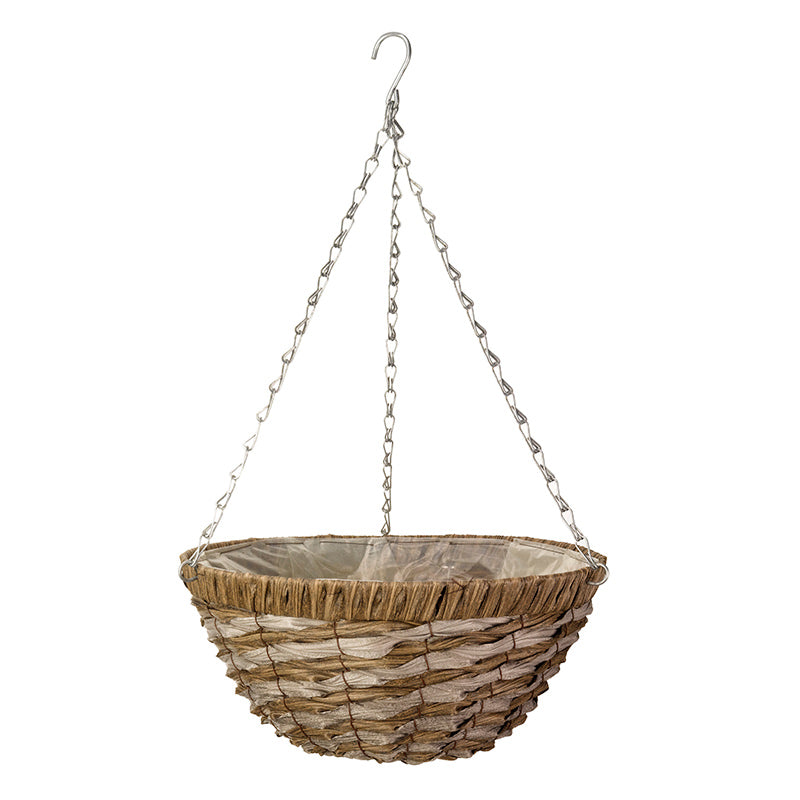 Smart Garden Raffina Faux Rattan Hanging Basket (35cm) image 0