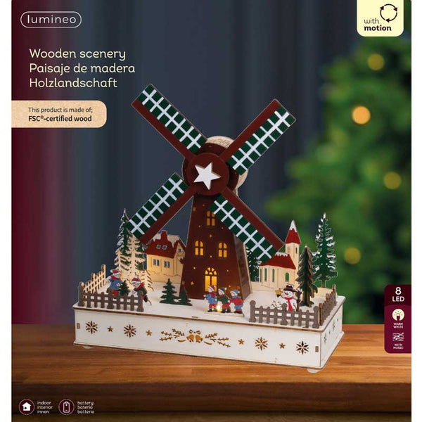 Lumineo LED Plywood Windmill image 1