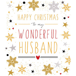 Portfolio Christmas Husband Snow Christmas Card image 0